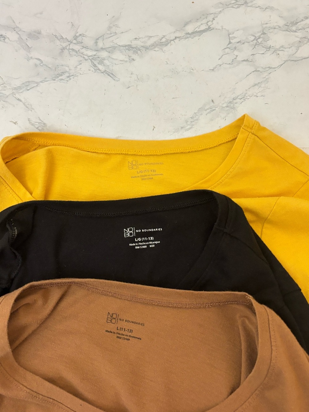 No Boundaries Juniors Large (11-13) long sleeve shirts Lot Of 3 Pullover Tops - Picture 8 of 8